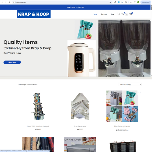 Krapenkoop product listing preview
