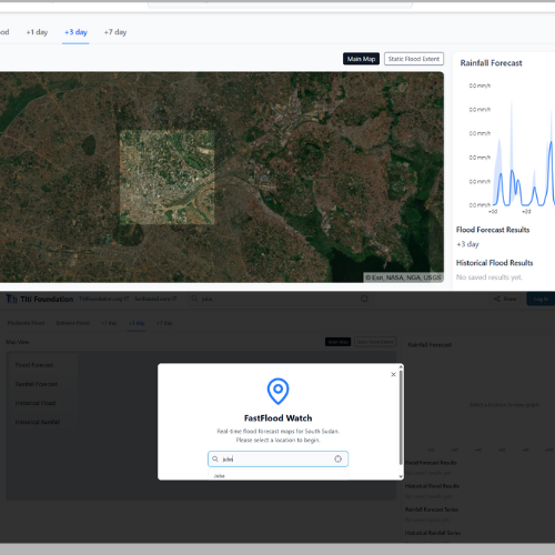 flood risk management dashboard preview